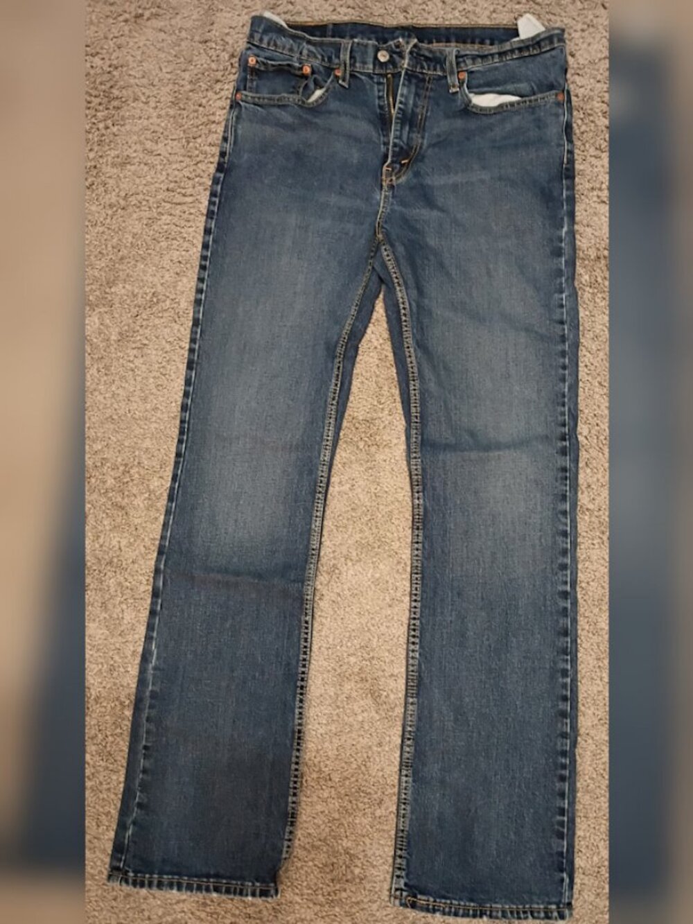 USED Levi's 527 34x36 Bootcut, Blue